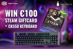 Win a Cooler Master CK550 RGB Mechanical Keyboard & €100 Steam Voucher from Cooler Master