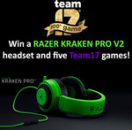 Win 1 of 3 Razer Kraken Pro V2 Headset & Team17 Game Bundles from Team17