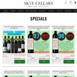 Premium Barossa Shiraz 2012 from 126 Year Old Vines for $126.00/Dozen ($10.50/Bottle) Delivered @ Skye Cellars