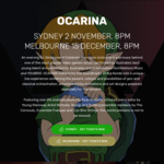 [NSW/VIC] 13% off OCARINA Concert Tickets in Sydney and Melbourne @ Zelda Live