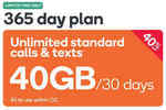 Kogan 365 Days Mobile Plan: S 3GB $147.87, M 13GB $203.45, L 20GB $232.36, XL 40GB $287.92 (Data Per 30 Days) @ Kogan eBay