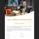 Win a Dining Experience for 3 with Adam Liaw Worth up to $1,000 from Market City (Sydney)