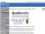 $4 off All Palace Cinema Tickets - SYDNEY ONLY