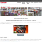 [NSW, QLD] Sign up for a Costco Membership Online ($60 Personal/$55 Business) & Receive a Free Cooling Bag