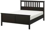 HEMNES Bed Frame with Luröy Base, Black-Brown/White Stain (Queen Size) $249 (Was $349) @ IKEA