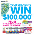 Win Up to $100,000 Cash or 1 of 20 $100 EFTPOS Gift Cards from PF Healthcare Australia [Purchase Centrum/Caltrate]