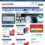25% off Sitewide @ Power Bulbs