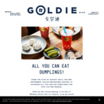 [VIC] Free Dumplings at Goldie Asian Canteen + Brews - from 12:00pm-2:00pm