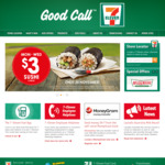 Sushi 2 Pack $3 (Mon - Wed) | Traveller Pizza $2 | Amplify Kombucha $2 @ 7-Eleven via Fuel App