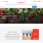 Win 1 of 5 $100 eGift Cards from RedBalloon