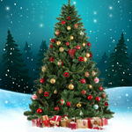 8ft Christmas Tree $69.95, 7ft Christmas Tree $53.95, 20m 500 LED Solar Christmas Lights $28.95 @ MyDeal