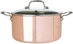 Heritage Copper Triply Casserole with Lid 24cm $20 (Was $99.95) @ Myer & eBay Myer (C&C/Spend $70 Shipped)