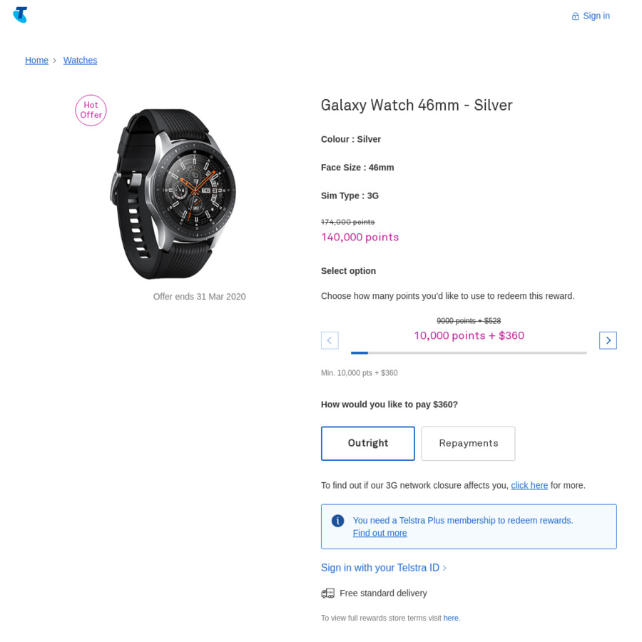 telstra samsung watch plan