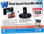 iPod Touch 8GB + Logitech Dock S135i Bundle $208 (Save $43.87) at BIGW