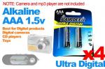 $2.99, 8 PCS PAIRDEER ULTRA DIGITAL AAA ALKALINE BATTERIES FOR DIGITAL CAMERAS/MP3'S/TOYS/PDA'S