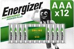 [Prime] Energizer Rechargeable Batteries AAA, Recharge Power Plus, Pack of 12 $27.11 Delivered @ Amazon UK via AU
