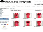 Boutique Men's T-Shirts (Red Only) $20, Free Shipping - Hey Man Nice Shirt Pty Ltd