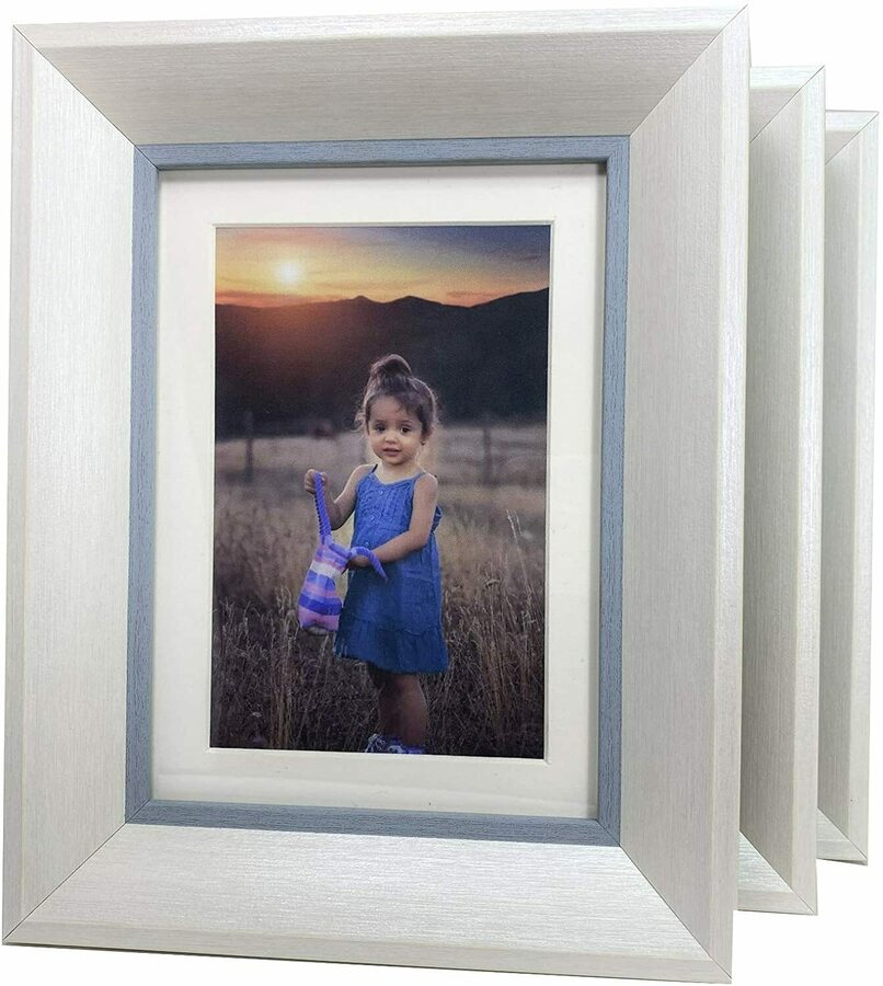 Set Of 3 White Photo Frames 5x7 18 94 32 Off Delivery 0   599573x 