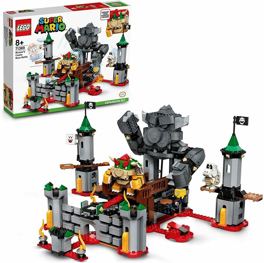 LEGO Super Mario Bowser's Castle Boss Battle Expansion Set 71369 ...