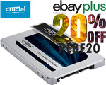 [eBay Plus] Crucial MX500 1TB SATA SSD $119.20 ($126.65 non-eBay Plus) Delivered @ gg.tech365 eBay