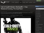 Call Of Duty MW3 [Steam] Online FREE This Weekend 