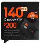 [eBay Plus] Boost Mobile $200 Pre-Paid SIM Starter Kit 140GB $148.05 (Activate before 04-07-22) Delivered @ Catch.ozoffers eBay