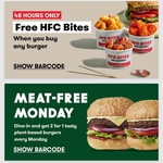 Buy any Burger and get 6 Pieces of HFC Bites Free (Usually $7.50 - $8.50) @ Grill'd (App & Relish Membership Required)
