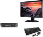[Refurb] HP Desktop Bundle - Elitedesk 800 G2 mini, i5-6500, 8GB RAM, 128GB SSD + 23" Monitor $285 + Delivery @ FuseTech AU