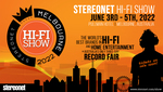 [VIC] 2022 Melbourne Hi-Fi & AV Show (3-5 June) 1-Day Pass $16.50 (25% off, Normally $22 Online) @ StereoNET