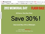Koyono 30% off Slimmy Wallets, Bags, Clothing and Accessories