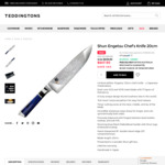 Shun Engetsu Chef's Knife 20cm $647.90 Delivered @ Teddingtons