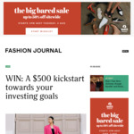 Win $500 Cash from Fashion Journal
