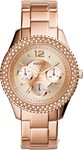 Fossil Women's Stella Sport Stainless Steel Crystal-Accented Multifunction Quartz Watch [Rose Gold Glitz] $56.28 Del'd @ Amazon