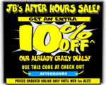 10% off Site Wide (Exclusions Applies) @ JB Hi-Fi (Online Only)