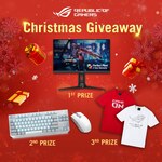 Win a ASUS ROG Strix XG256Q 24.5" FHD 180Hz IPS Gaming Monitor, Keyboard and Mouse or T-Shirts from ASUS AU