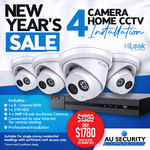 [QLD] 4-Camera Home CCTV System with Installation $1780 (Save $200) - Moreton Bay, Sunshine Coast, North Brisbane @ AU Security