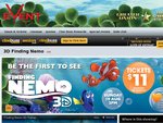 3D Finding Nemo $11 Includes 3D Glasses at Event Cinemas 19/08