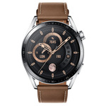 Huawei Watch GT 3 Classic 46mm Stainless Steel with Brown Band $188 + Delivery ($0 C&C) @ Bing Lee / Bing Lee eBay