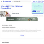 Win a $100 Visa Gift Card from Student Edge