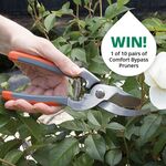 Win 1 of 10 Pairs of Comfort Bypass Pruners from Pope Products