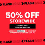 50% off All Motorcycle Gear and Apparel + Delivery ($0 NSW C&C/ $99 Order) @ Fraser Motorcycles