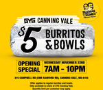 [WA] $5 Burritos and Bowls @ Guzman y Gomez, Canning Vale