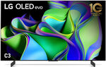 LG OLED EVO C3 42" $1325, 55" $2085, 65" $2788 | G3 65" $3395 + $40 Delivery ($0 C&C) @ Bing Lee eBay