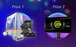 Win an MSI PC Hardware Prize Pack or MSI MAG 27" Gaming Monitor from MSI