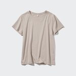 Women's SUPIMA Cotton Crew Neck T-Shirt (Red/Natural/Blue/Purple, XXL) $4.90 + $7.95 Del ($0 C&C/ in-Store/ $75 Order) @ UNIQLO