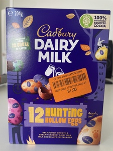 [QLD] Cadbury Easter Chocolates $1 Each @ Kmart, Arana Hills