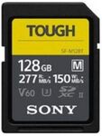 [Prime] Sony Tough-M SDXC UHS-II Card V60, Max R277MB/S, W150MB/S 128GB $89.40 Delivered @ Amazon US via AU
