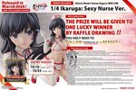 Win a Shinovi Master Senran Kagura: NEW LINK 1/4 Ikaruga: Sexy Nurse Ver. Figure from Hobby Stock