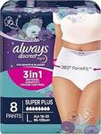 Always Discreet Incontinence Underwear, Super Plus Large, 8 Pack $11.74 ($10.57 S&S) + Delivery ($0 with Prime) @ Amazon AU