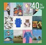 40% off All Artworks (from $60), Additional 10% off When You Buy 5 or More + Delivery ($0 with $100 Spend) @ Incognito Art Show